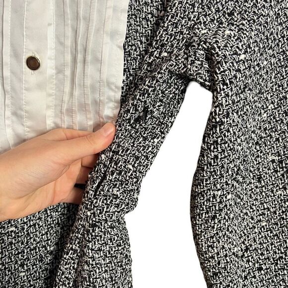 Zara contrast satin textured dress. Size extra small - Picture 8 of 13